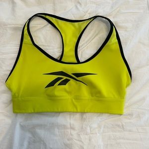 Reebok sports bra size Large